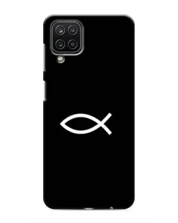 Чохол для Samsung Galaxy M12 з картинкою «Символ риби Jesus»
