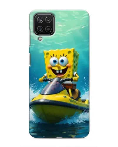 Чехол для Samsung Galaxy M12 с картинкой «Спанч Боб на гидроцикле» Чехол для Samsung Galaxy M12 с картинкой «Спанч Боб на гидроцикле»