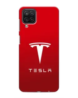 Чехол для Samsung Galaxy M12 с картинкой «Tesla Red Classic»