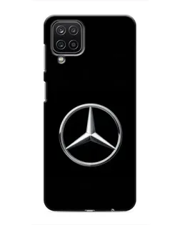 Чехол для Samsung Galaxy M12 с картинкой «Mercedes классический лого»