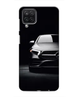 Чехол для Samsung Galaxy M12 с картинкой «Свет фар Mercedes»