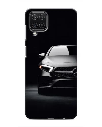 Чехол для Samsung Galaxy M12 с картинкой «Свет фар Mercedes»