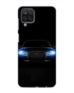 Чехол для Samsung Galaxy M12 с картинкой «Audi в неоне»