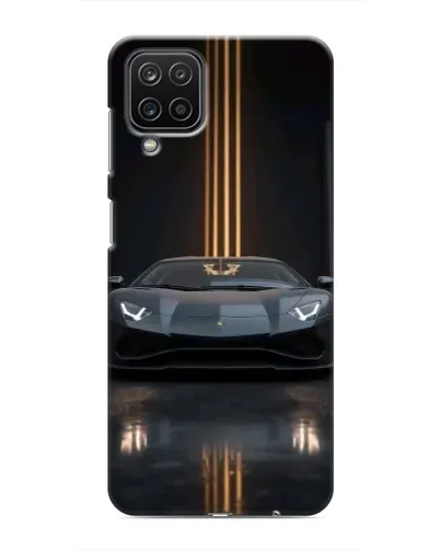 Чехол для Samsung Galaxy M12 с картинкой «Lamborghini золотые линии» Чехол для Samsung Galaxy M12 с картинкой «Lamborghini золотые линии»