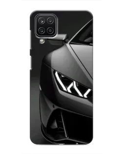 Чехол для Samsung Galaxy M12 с картинкой «Lamborghini фары детализация»