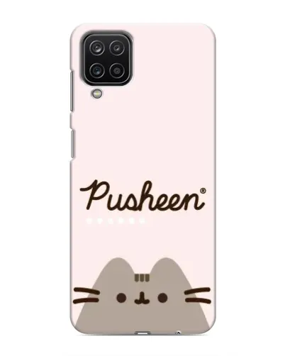 Чехол для Samsung Galaxy M12 с картинкой «Pusheen логотип»