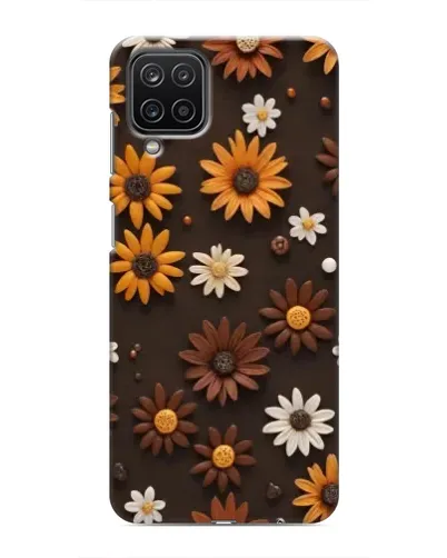 Чехол для Samsung Galaxy M12 с картинкой «Узор из маленьких подсолнухов» Чехол для Samsung Galaxy M12 с картинкой «Узор из маленьких подсолнухов»