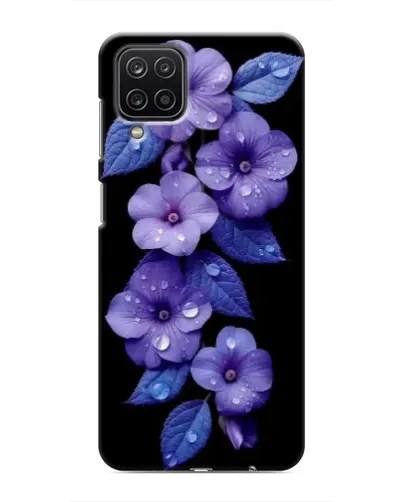 Чехол для Samsung Galaxy M12 с картинкой «Фиолетовые цветы с росою» Чехол для Samsung Galaxy M12 с картинкой «Фиолетовые цветы с росою»