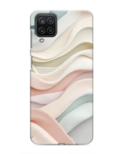 Чехол для Samsung Galaxy M12 с картинкой «Пастельные нежные волны»