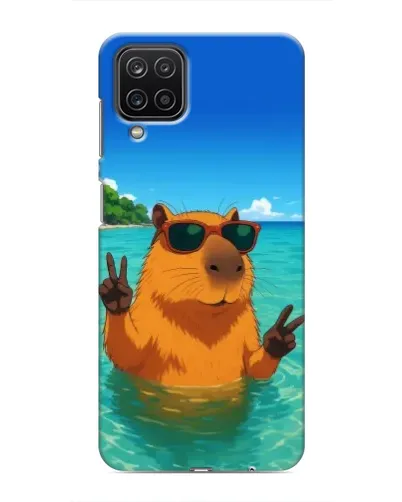 Чехол для Samsung Galaxy M12 с картинкой «Морская капибара» Чехол для Samsung Galaxy M12 с картинкой «Морская капибара»