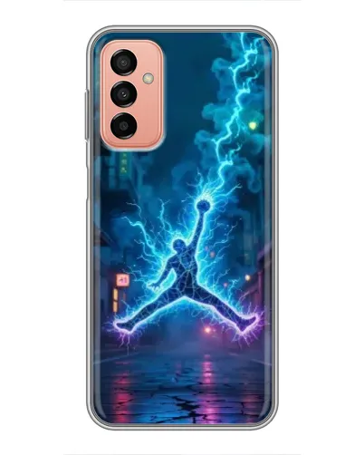 Чехол для Samsung Galaxy M13 с картинкой «Jordan Gold Jumpman»