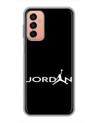 Чехол для Samsung Galaxy M13 с картинкой «Jordan White Logo»