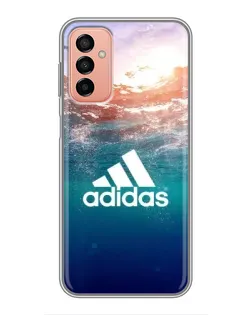 Чехол для Samsung Galaxy M13 с картинкой «Океанская глубина адидас»