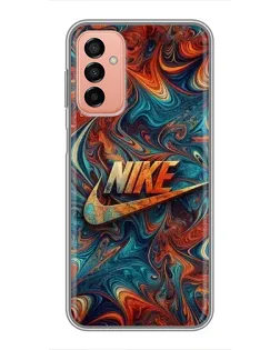 Чехол для Samsung Galaxy M13 с картинкой «Nike в абстракции»