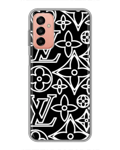 Чехол для Samsung Galaxy M13 с картинкой «Черно-белый узор LV» Чехол для Samsung Galaxy M13 с картинкой «Черно-белый узор LV»