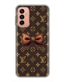 Чехол для Samsung Galaxy M13 с картинкой «LV с бантом»
