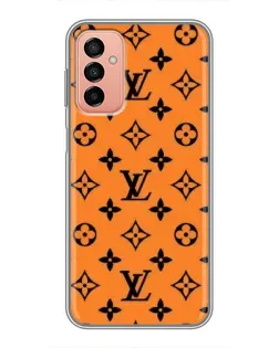 Чехол для Samsung Galaxy M13 с картинкой «Оранжевый стиль LV»