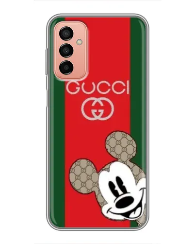 Чехол для Samsung Galaxy M13 с картинкой «Gucci — полосы и Микки» Чехол для Samsung Galaxy M13 с картинкой «Gucci — полосы и Микки»