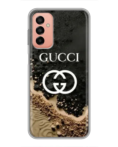 Чехол для Samsung Galaxy M13 с картинкой «Gucci — песчаные дюны» Чехол для Samsung Galaxy M13 с картинкой «Gucci — песчаные дюны»