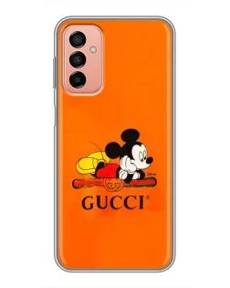 Чохол для Samsung Galaxy M13 з картинкою «Міккі Маус Gucci — помаранч» Чохол для Samsung Galaxy M13 з картинкою «Міккі Маус Gucci — помаранч»