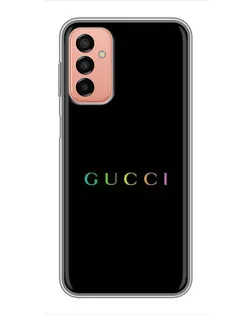 Чохол для Samsung Galaxy M13 з картинкою «Gucci — неоновий мінімалізм» Чохол для Samsung Galaxy M13 з картинкою «Gucci — неоновий мінімалізм»