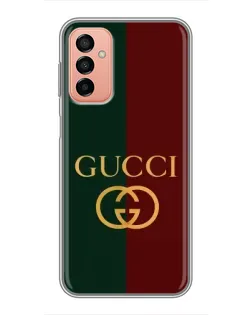 Чохол для Samsung Galaxy M13 з картинкою «Gucci — темно-зелений градієнт» Чохол для Samsung Galaxy M13 з картинкою «Gucci — темно-зелений градієнт»