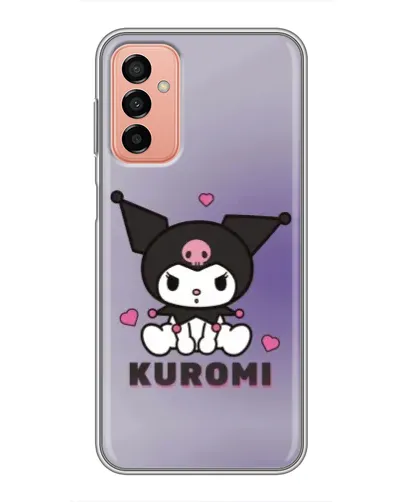 Чехол для Samsung Galaxy M13 с картинкой «Kuromi — фиолетовый арт»