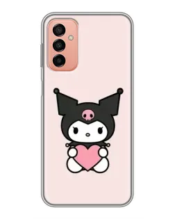 Чехол для Samsung Galaxy M13 с картинкой «Kuromi и сердце» Чехол для Samsung Galaxy M13 с картинкой «Kuromi и сердце»