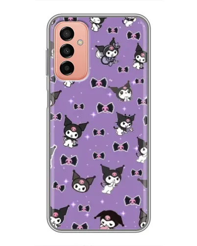 Чехол для Samsung Galaxy M13 с картинкой «Kuromi — паттерн»