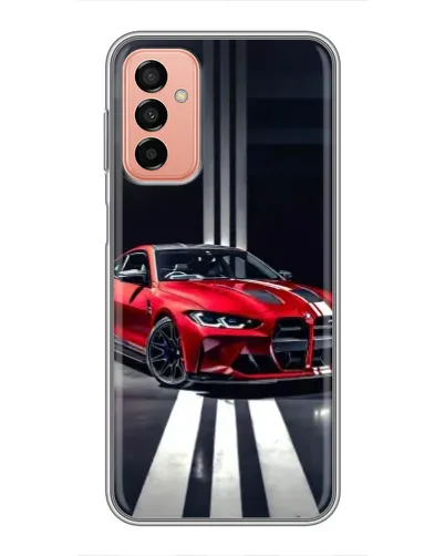 Чехол для Samsung Galaxy M13 с картинкой «Красная BMW на дороге» Чехол для Samsung Galaxy M13 с картинкой «Красная BMW на дороге»