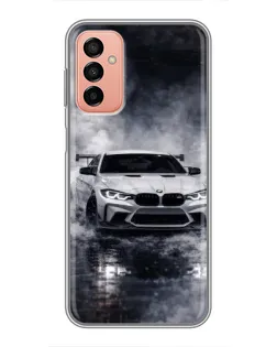 Чехол для Samsung Galaxy M13 с картинкой «BMW сквозь туман»