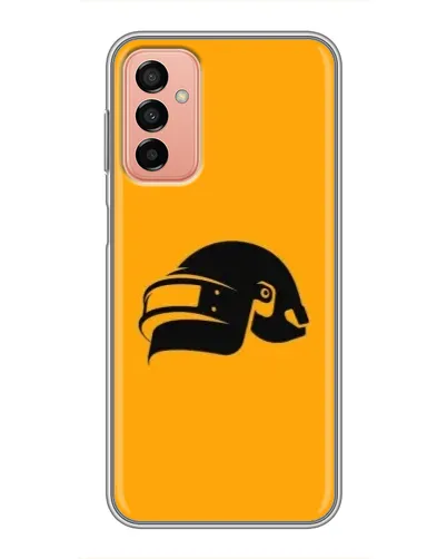 Чехол для Samsung Galaxy M13 с картинкой «PUBG — золотой шлем»