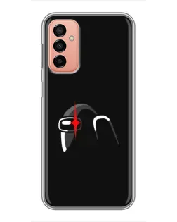 Чехол для Samsung Galaxy M13 с картинкой «Among Us шлем»