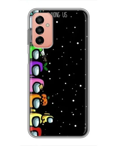 Чехол для Samsung Galaxy M13 с картинкой «Команда Among Us»