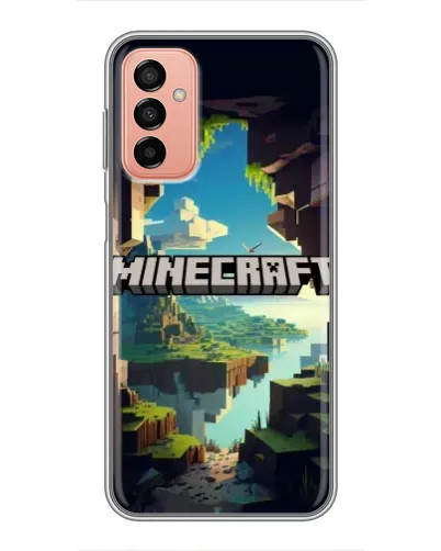 Чехол для Samsung Galaxy M13 с картинкой «Пещера Майнкрафт» Чехол для Samsung Galaxy M13 с картинкой «Пещера Майнкрафт»