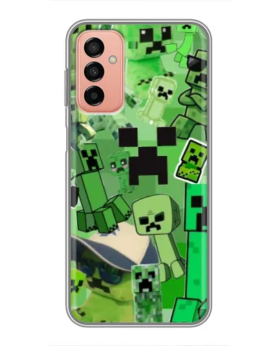 Чехол для Samsung Galaxy M13 с картинкой «Криперы Minecraft» Чехол для Samsung Galaxy M13 с картинкой «Криперы Minecraft»