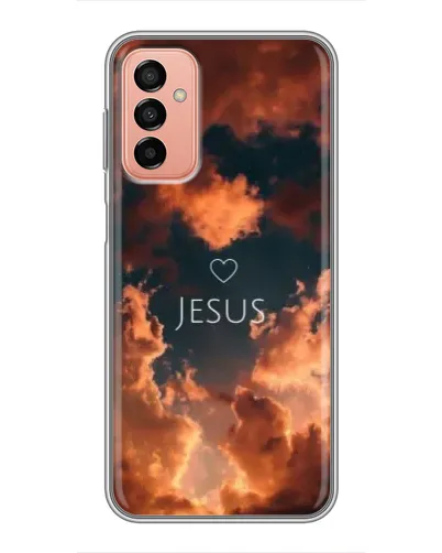 Чехол для Samsung Galaxy M13 с картинкой «Сияние Имени Jesus» Чехол для Samsung Galaxy M13 с картинкой «Сияние Имени Jesus»
