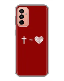 Чохол для Samsung Galaxy M13 з картинкою «Рівняння любові»