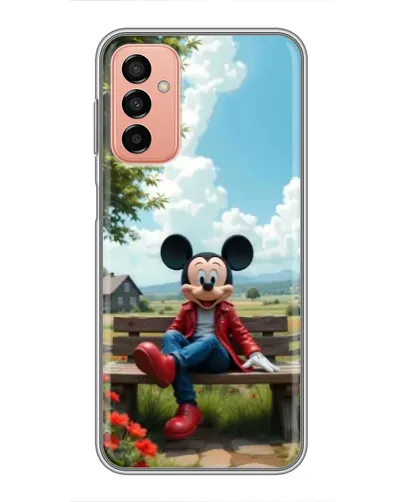 Чехол для Samsung Galaxy M13 с картинкой «Микки на скамейке» Чехол для Samsung Galaxy M13 с картинкой «Микки на скамейке»
