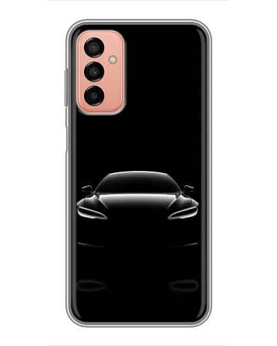 Чехол для Samsung Galaxy M13 с картинкой «Силуэт Tesla Night»