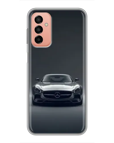 Чехол для Samsung Galaxy M13 с картинкой «Mercedes на черном»