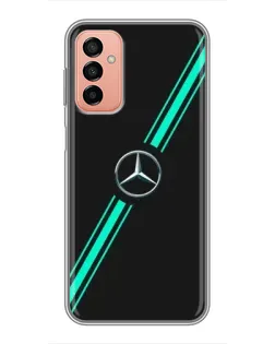 Чохол для Samsung Galaxy M13 з картинкою «Спортивні лінії Mercedes»