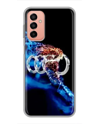 Чехол для Samsung Galaxy M13 с картинкой «Энергия лого Audi»