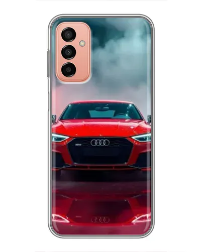 Чехол для Samsung Galaxy M13 с картинкой «Audi RS — красный стиль»