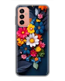 Чехол для Samsung Galaxy M13 с картинкой «Цветочная феерия»