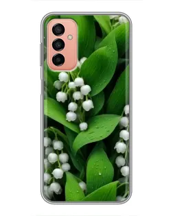 Чехол для Samsung Galaxy M13 с картинкой «Ландыши в зелени»