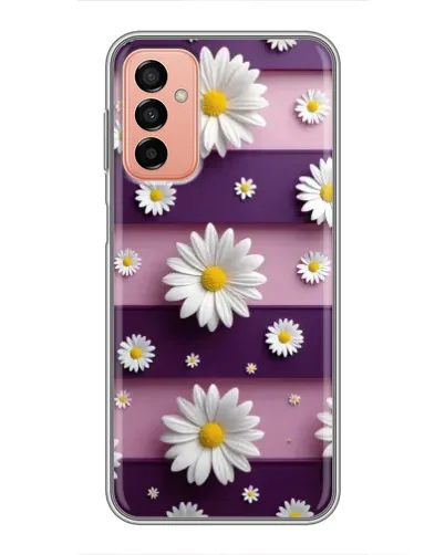 Чехол для Samsung Galaxy M13 с картинкой «Ромашки на фиолетовом» Чехол для Samsung Galaxy M13 с картинкой «Ромашки на фиолетовом»