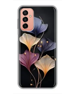 Чехол для Samsung Galaxy M13 с картинкой «Лиловые цветы грации»