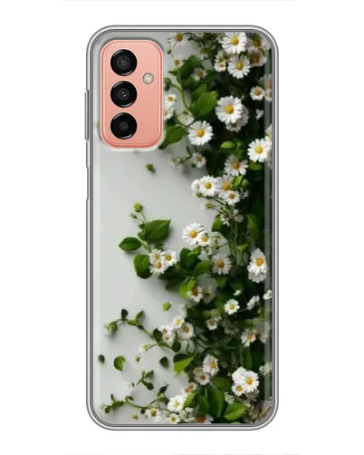 Чехол для Samsung Galaxy M13 с картинкой «Ветка мелких белых цветов» Чехол для Samsung Galaxy M13 с картинкой «Ветка мелких белых цветов»
