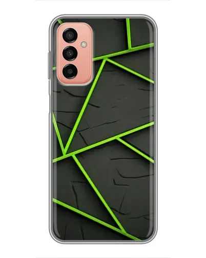 Чехол для Samsung Galaxy M13 с картинкой «Зеленые геометрические линии» Чехол для Samsung Galaxy M13 с картинкой «Зеленые геометрические линии»